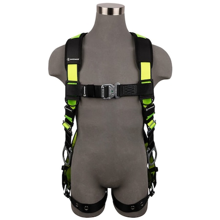 PRO Full Body Harness: 3D, QC Chest, TB Legs, XS